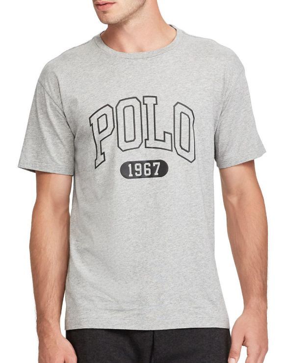 USA正規品【XL】 POLO ポロ RALPH LAUREN ラルフローレン Arch アーチロゴ 半袖 クルーネック Ｔシャツ 綿100% 黒 ブラック 新品_色違い着用参考画像