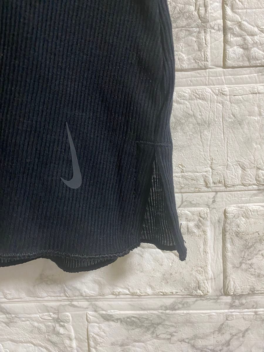 NIKE ナイキ 背中開き リブトップス 半袖カットソー Tシャツ NIKE ナイキ 背中開き リブトップス 半袖カットソー Tシャツ