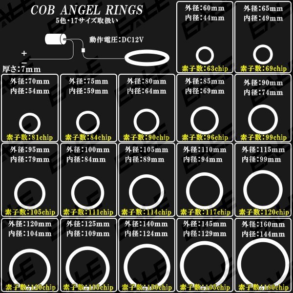 125mm COB LED с чехлом икаринг зеленый 12V O-420