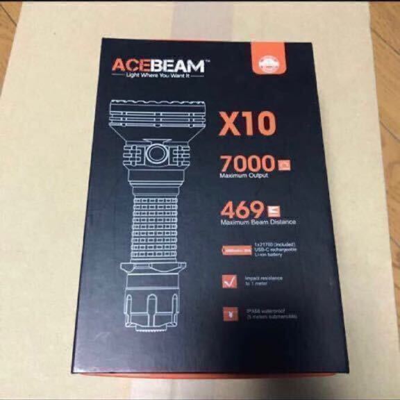 ACEBEAM X10 希少 フラッシュライト ハンディライト・懐中電灯 ACEBEAM X10 希少 フラッシュライト ハンディライト・懐中電灯