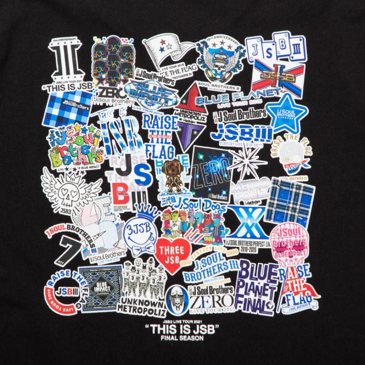 三代目J Soul Brothers 10周年ツアーTシャツ Lサイズ 歴代 三代目J Soul Brothers 10周年ツアーTシャツ Lサイズ 歴代