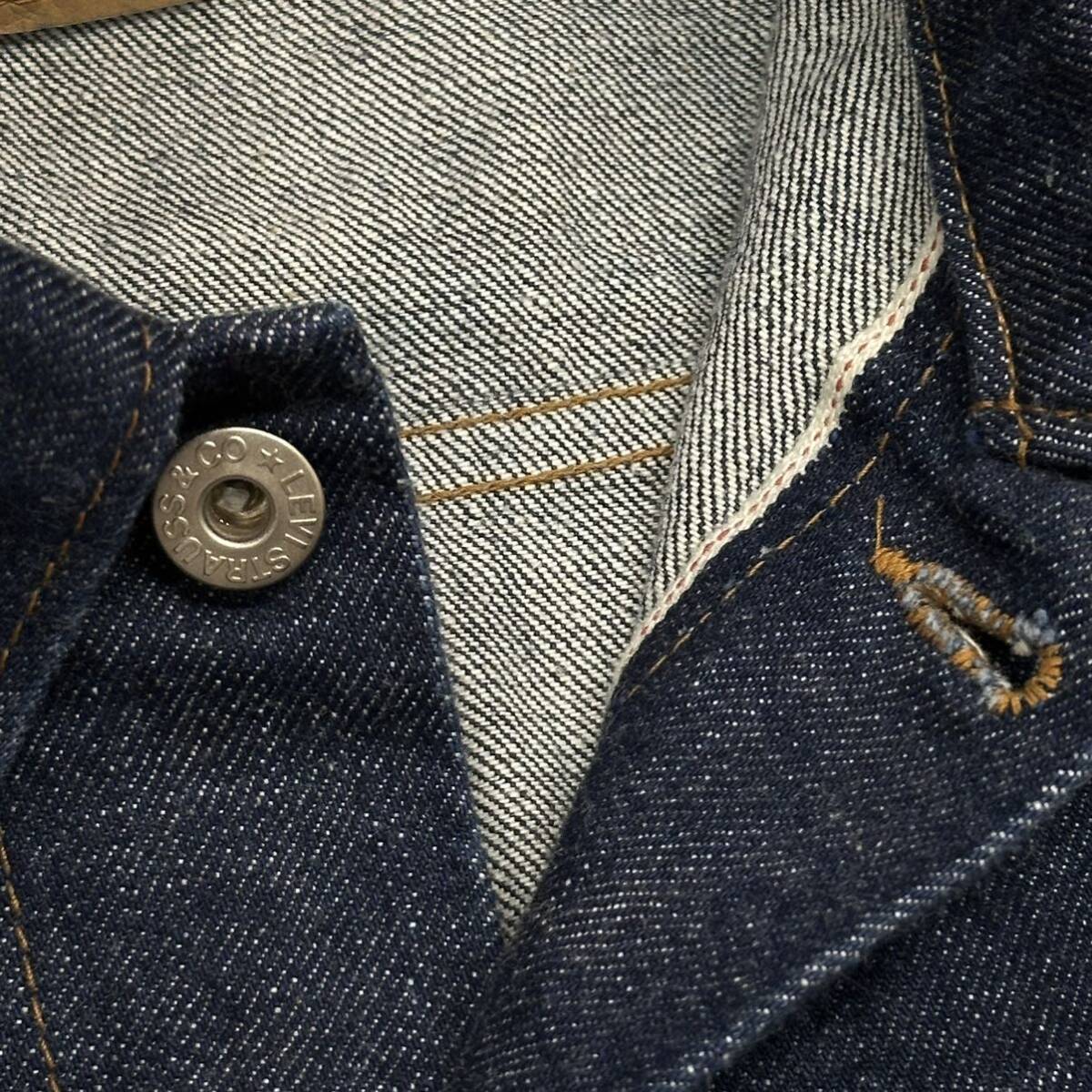 美品!!87年製 Levi's 70701XX 1st 大戦モデル Gジャン(40)濃紺 美品!!87年製 Levi's 70701XX 1st 大戦モデル Gジャン(40)濃紺