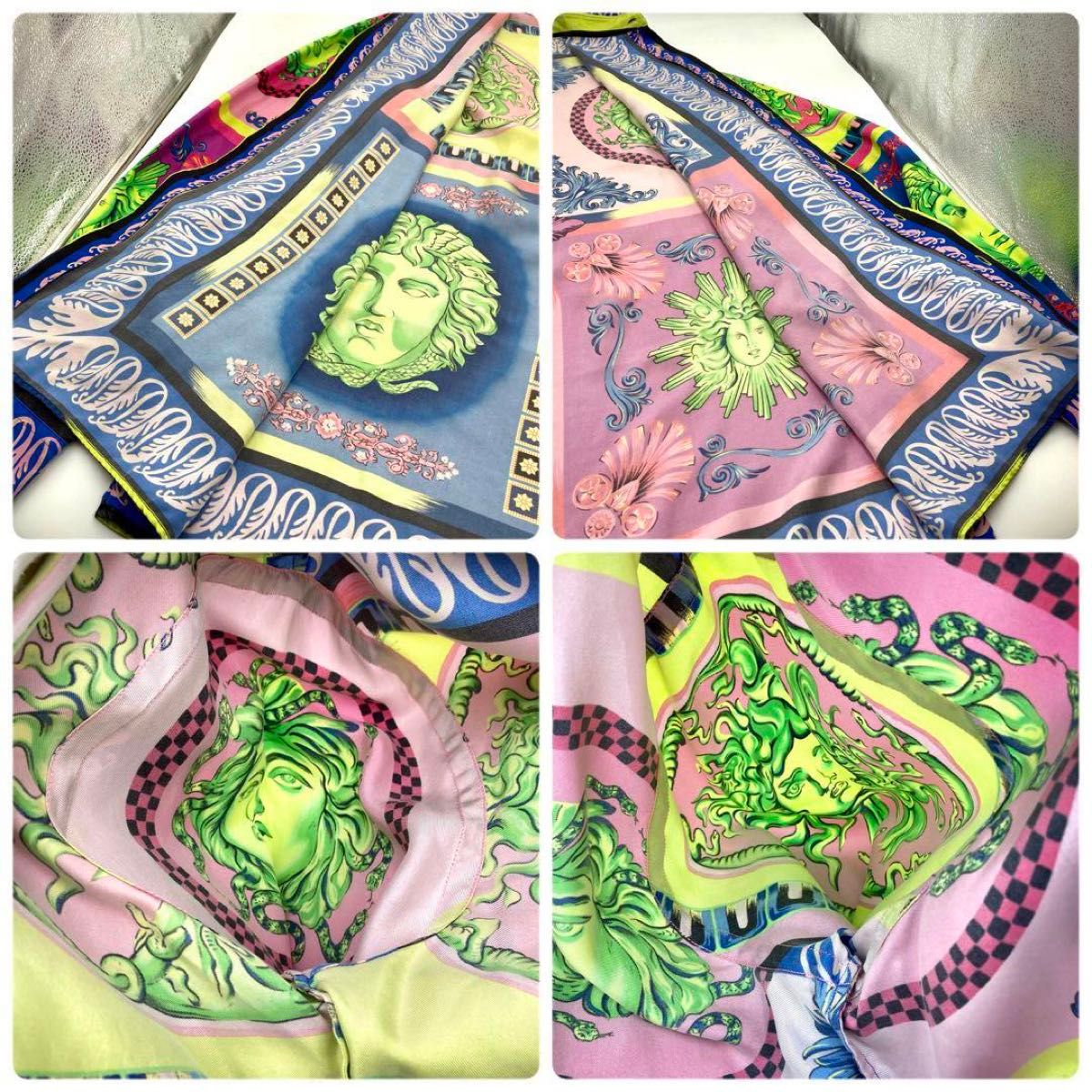 激レア【極美品】VERSACE ヴェルサーチ シャツ 長袖 総柄 シルク 激レア【極美品】VERSACE ヴェルサーチ シャツ 長袖 総柄 シルク