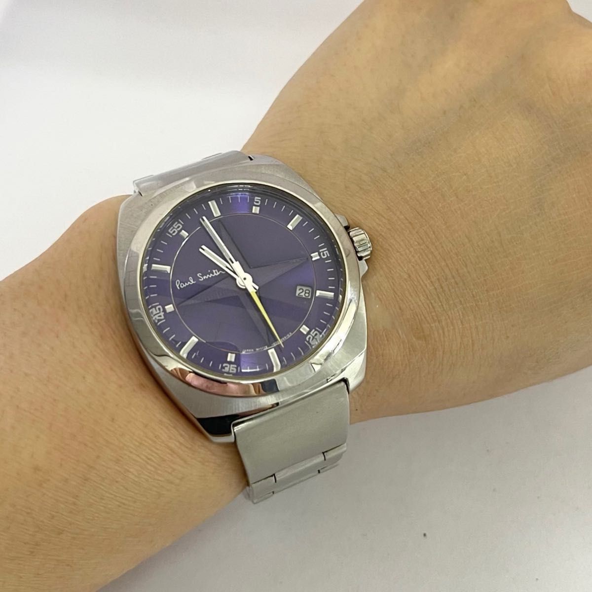 稼働 良品 PaulSmith メンズ腕時計 パープル メンズウォッチ 稼働 良品 PaulSmith メンズ腕時計 パープル メンズウォッチ
