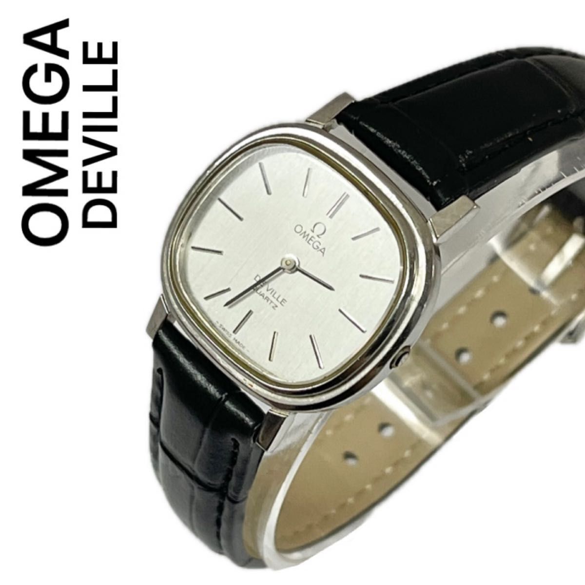 お歳暮・冬ギフト特集2024 OMEGA 稼働 DEVILLE オメガ レディースクォーツ プッシュボタン デビル