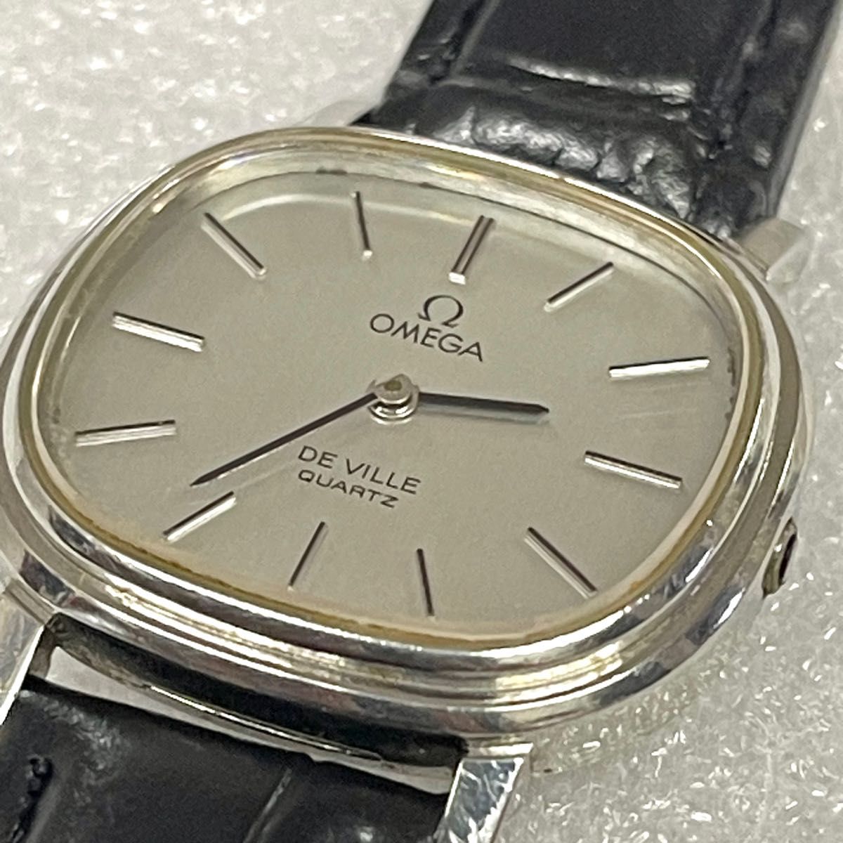 稼働 OMEGA DEVILLE プッシュボタン レディースクォーツ オメガ 稼働 OMEGA DEVILLE プッシュボタン レディースクォーツ オメガ