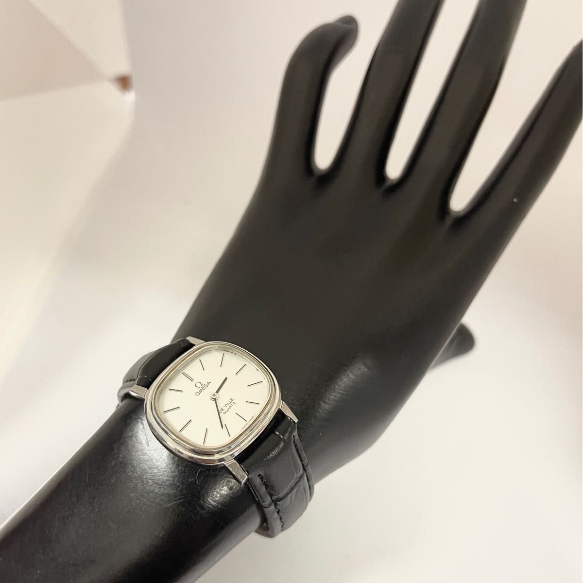稼働 OMEGA DEVILLE プッシュボタン レディースクォーツ オメガ 稼働 OMEGA DEVILLE プッシュボタン レディースクォーツ オメガ