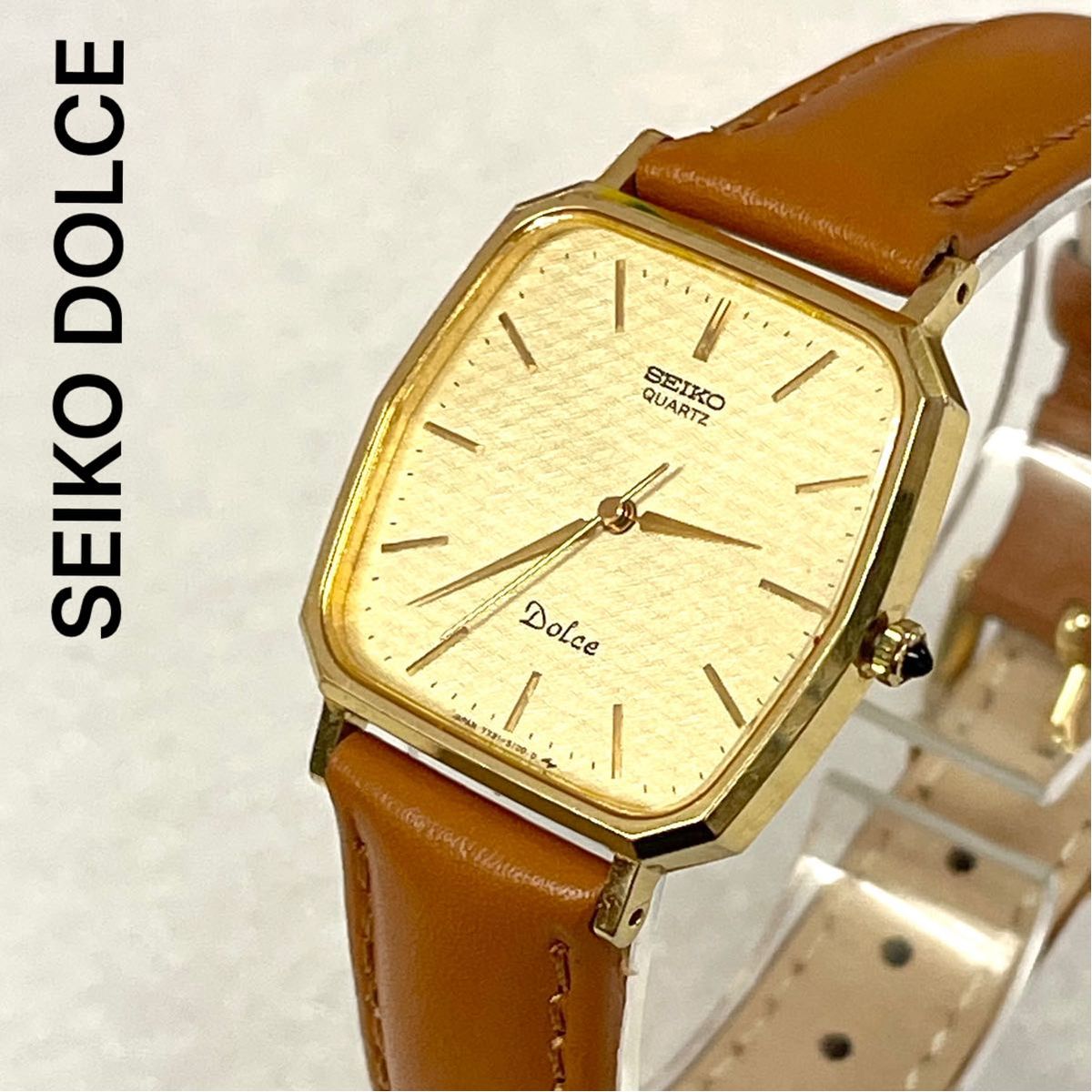 稼働 良品 裏記念刻印あり SEIKO DOLCE 10角 薄型 SGP30 稼働 良品 裏記念刻印あり SEIKO DOLCE 10角 薄型 SGP30