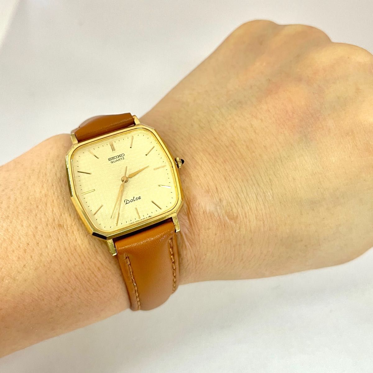 稼働 良品 裏記念刻印あり SEIKO DOLCE 10角 薄型 SGP30 稼働 良品 裏記念刻印あり SEIKO DOLCE 10角 薄型 SGP30