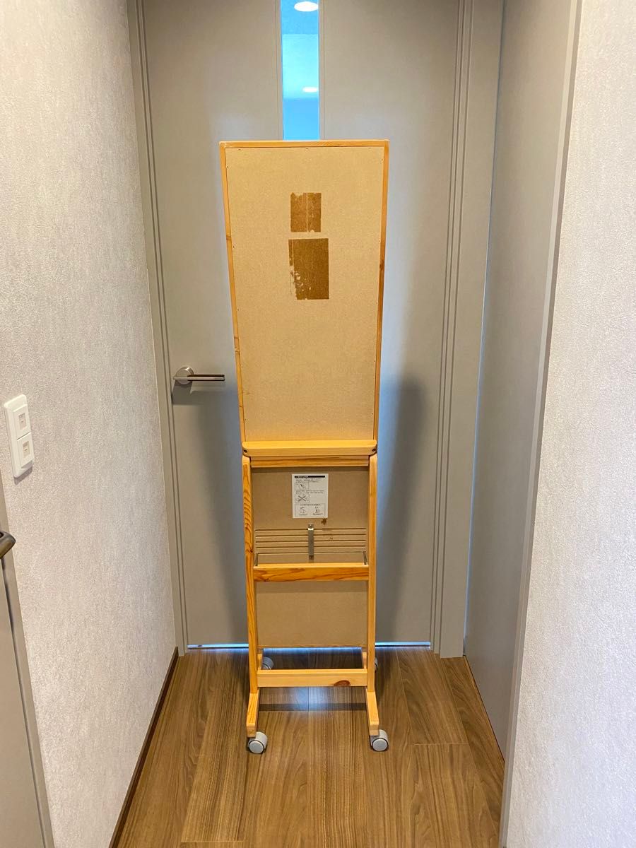 廃盤 無印良品 スタンドミラー 姿見 全身鏡 キャスター付き 廃盤 無印良品 スタンドミラー 姿見 全身鏡 キャスター付き
