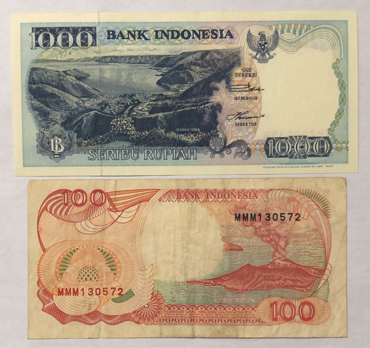 インドネシア旧紙幣【美品】1000ルピア&100ルピア 各1枚|Yahoo インドネシア旧紙幣【美品】1000ルピア&100ルピア 各1枚|Yahoo