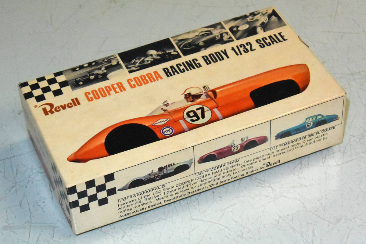  Revell 1/32 Cooper Cobra body kit + Revell original 1/32 in line chassis kit 
