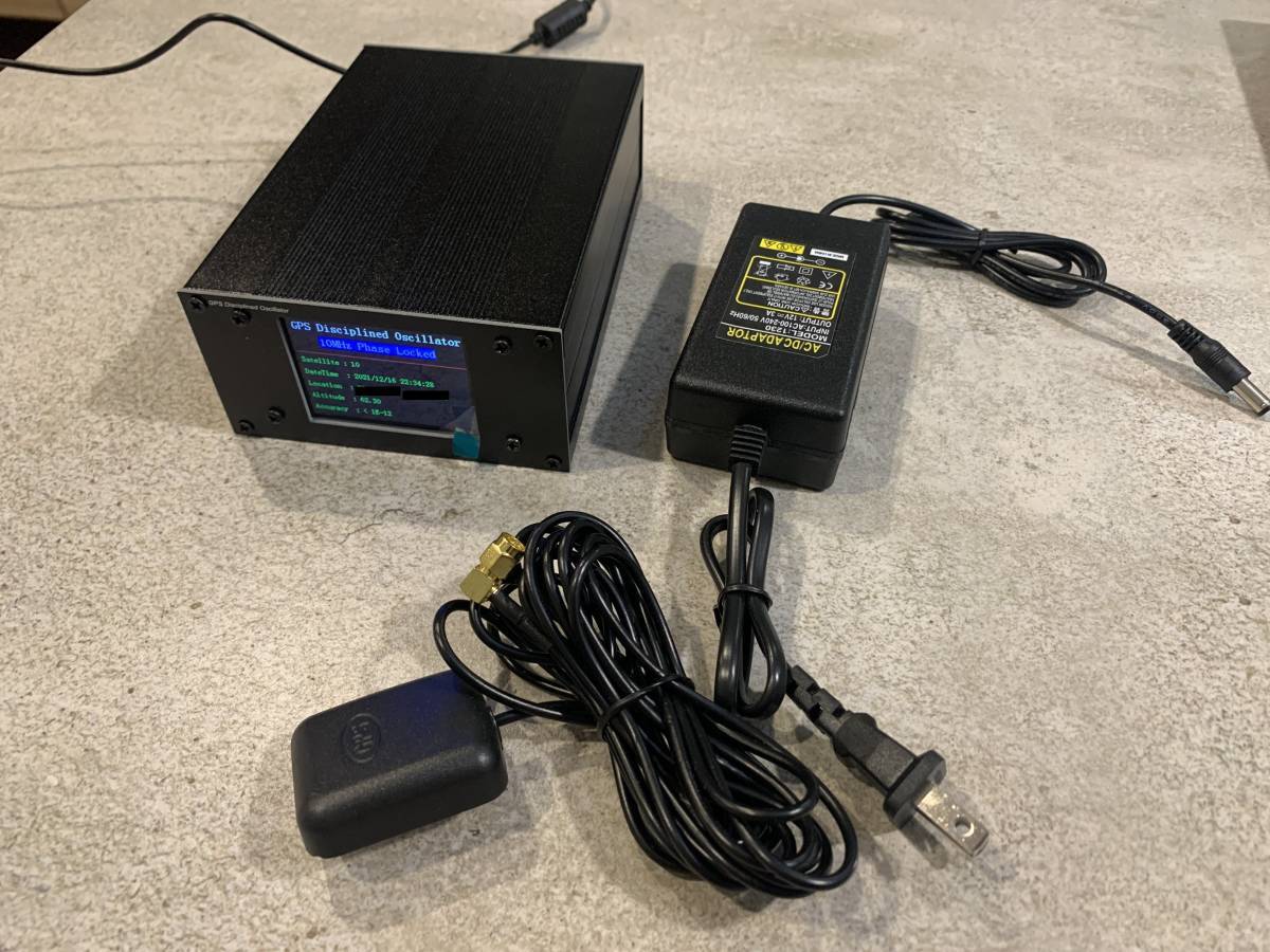 送料込】新型 GPSDO 4出力 メーカー製モジュール使用 カラーLCD 送料込】新型 GPSDO 4出力 メーカー製モジュール使用 カラーLCD
