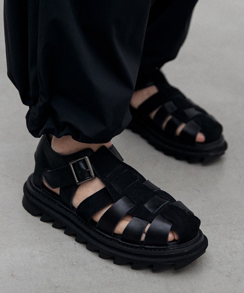 [WYM LIDNM] sandals S black men's 