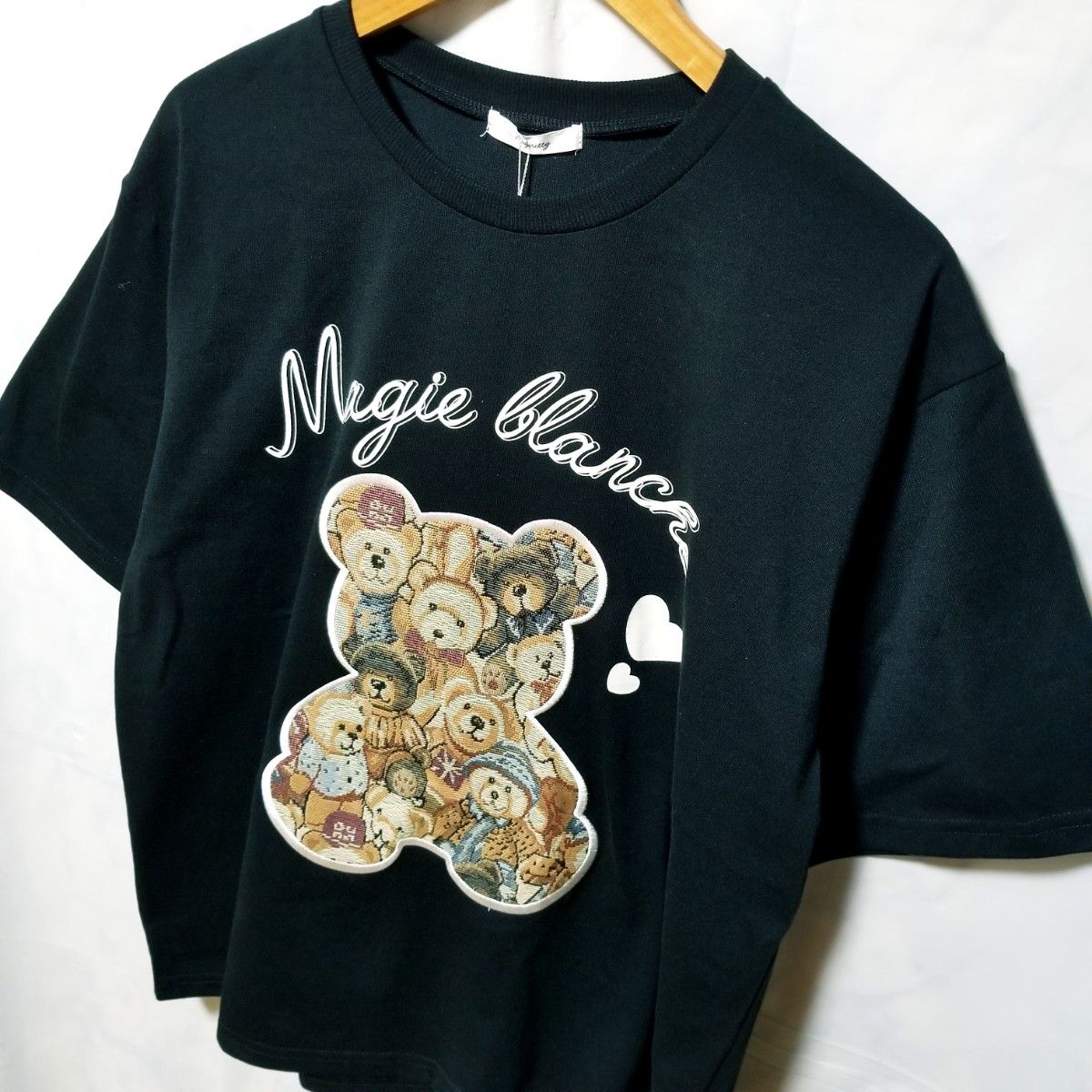 新品 くまさん ゴブラン織り Tシャツ 地雷 原宿 地雷系 新品 くまさん ゴブラン織り Tシャツ 地雷 原宿 地雷系