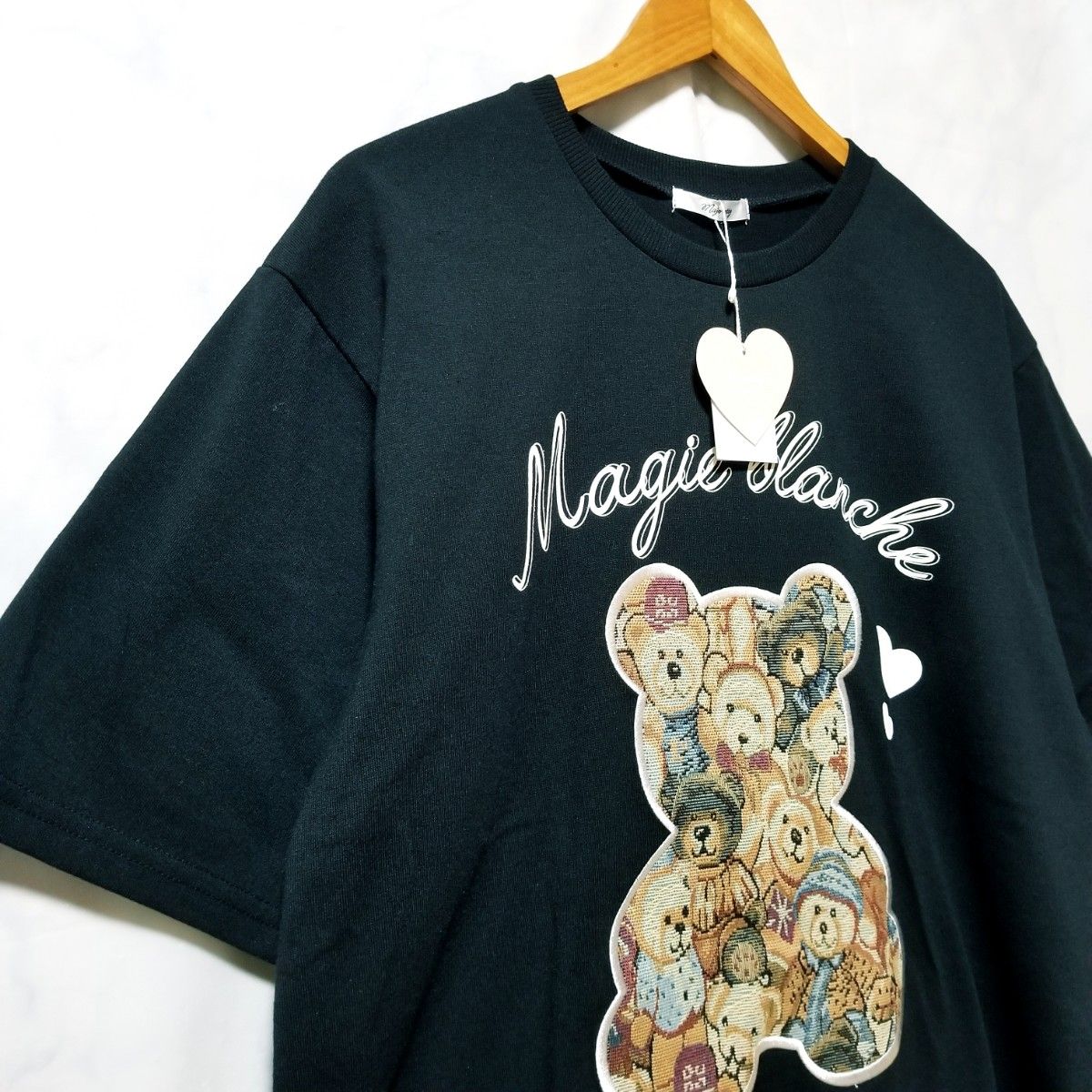 新品 くまさん ゴブラン織り Tシャツ 地雷 原宿 地雷系 新品 くまさん ゴブラン織り Tシャツ 地雷 原宿 地雷系