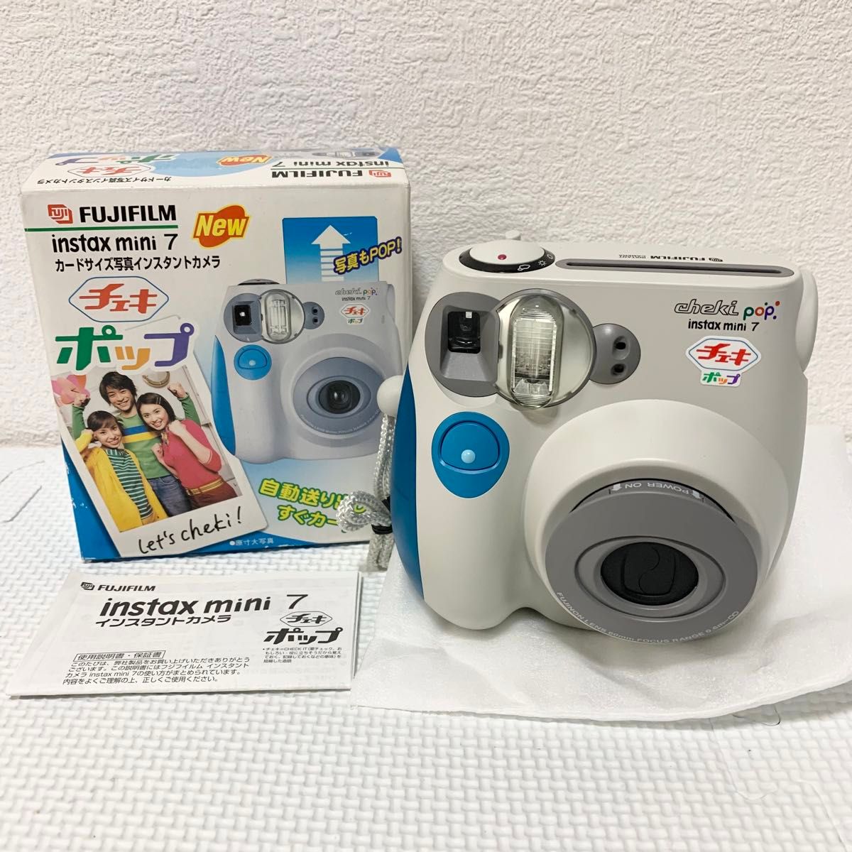 FUJIFILM チェキポップ instax mini 7 ブルー インスタント FUJIFILM チェキポップ instax mini 7 ブルー インスタント