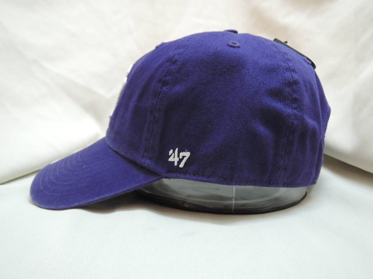 ☆ 47BRAND Yankees CLEAN UP Purple 限定人気商品 パープル キャップ ヤンキース　送料￥300～ 値下げしました！_画像3