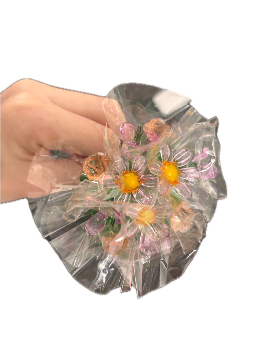 ガラス細工の花束 インテリアやプレゼントにおススメ 小樽ガラス ガラス細工の花束 インテリアやプレゼントにおススメ 小樽ガラス