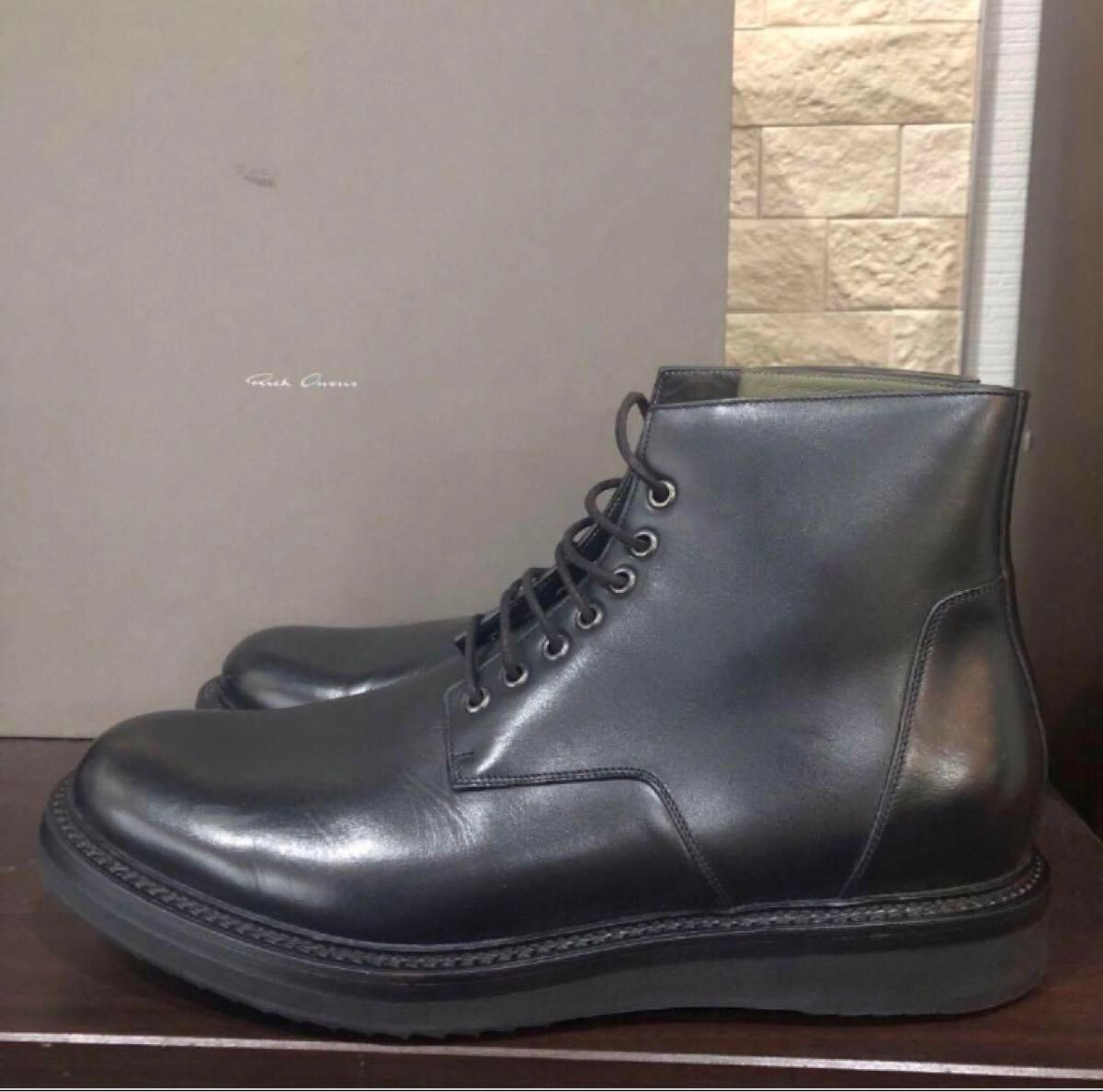 値下げ 新品未使用 リックオウエンス Rick owens ショートブーツ 値下げ 新品未使用 リックオウエンス Rick owens ショートブーツ