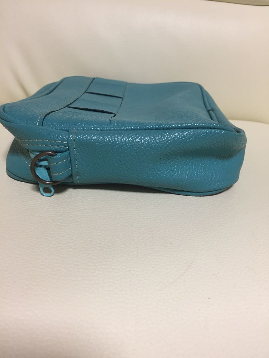 385. pouch * turquoise *2WAY