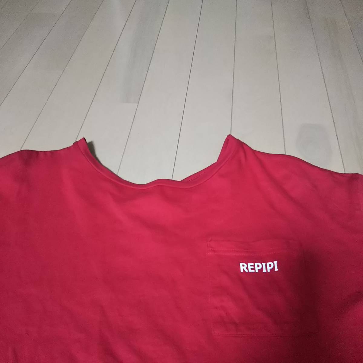 *[repipiarmario]repi Piaa ru Mario red back Cross T-shirt L 160cm*