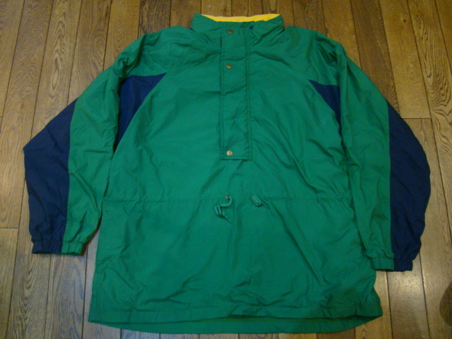 美品 90s OLD GAP ナイロン アノラックパーカー XL グリーン プルオーバー ジャケット マウンテンパーカー ギャップ_画像1