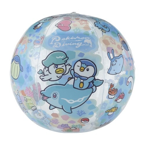 ポケモン ダイビング ビーチボール 40cm 空ビ 空気ビニール風船 浮き輪 Inflatable Pokemon Diving Beach Ball Pool Toy Rare Vintage