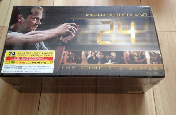 送料無料　新品　24 -TWENTY FOUR- ジャック・バウアー コンプリートDVD-BOX(「リブ・アナザー・デイ」ブルーレイディスク付_画像1