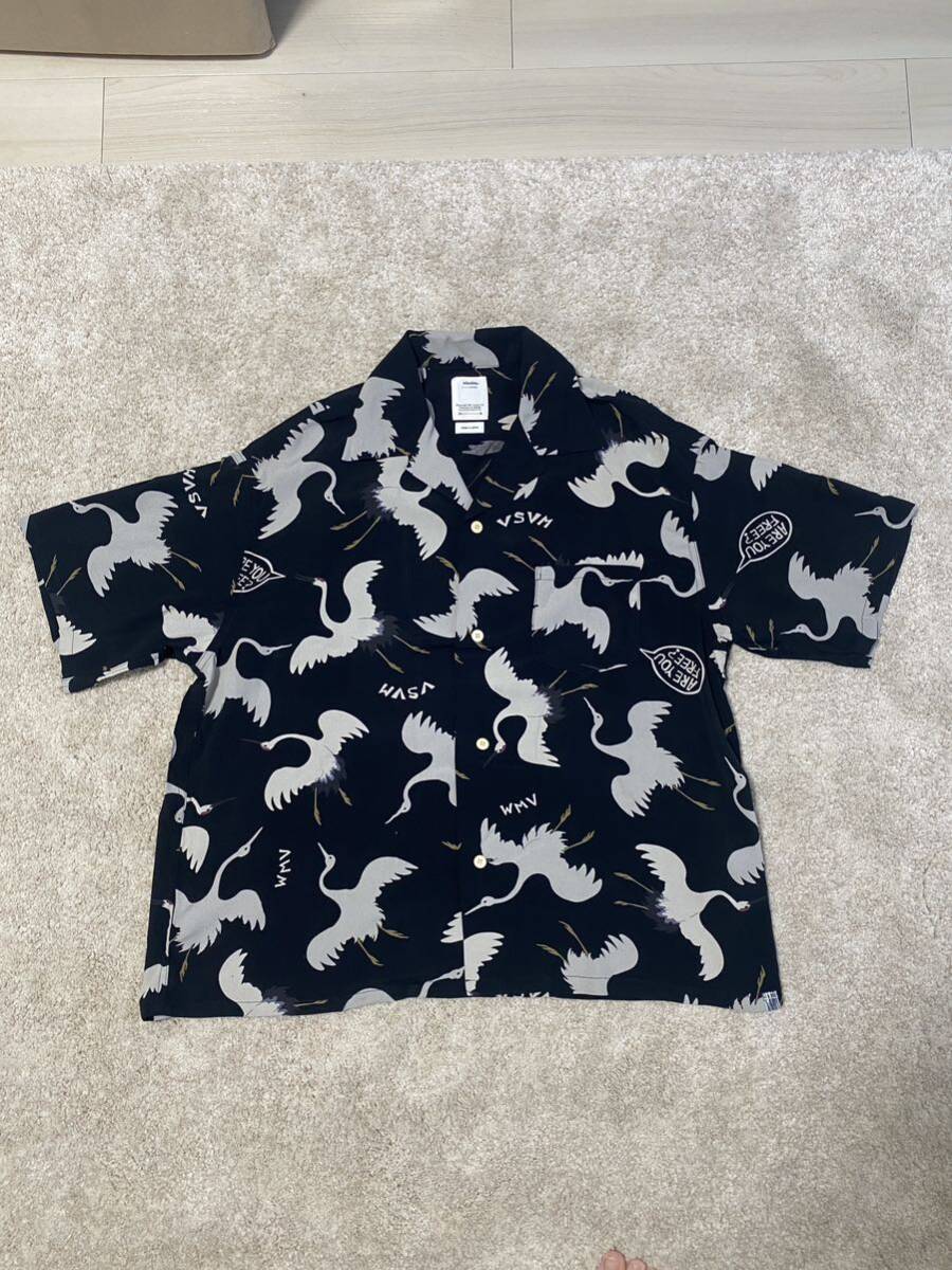 visvim 和柄シャツ 鶴 ブラック サイズ2|Yahoo!フリマ(旧 visvim 和柄シャツ 鶴 ブラック サイズ2|Yahoo!フリマ(旧