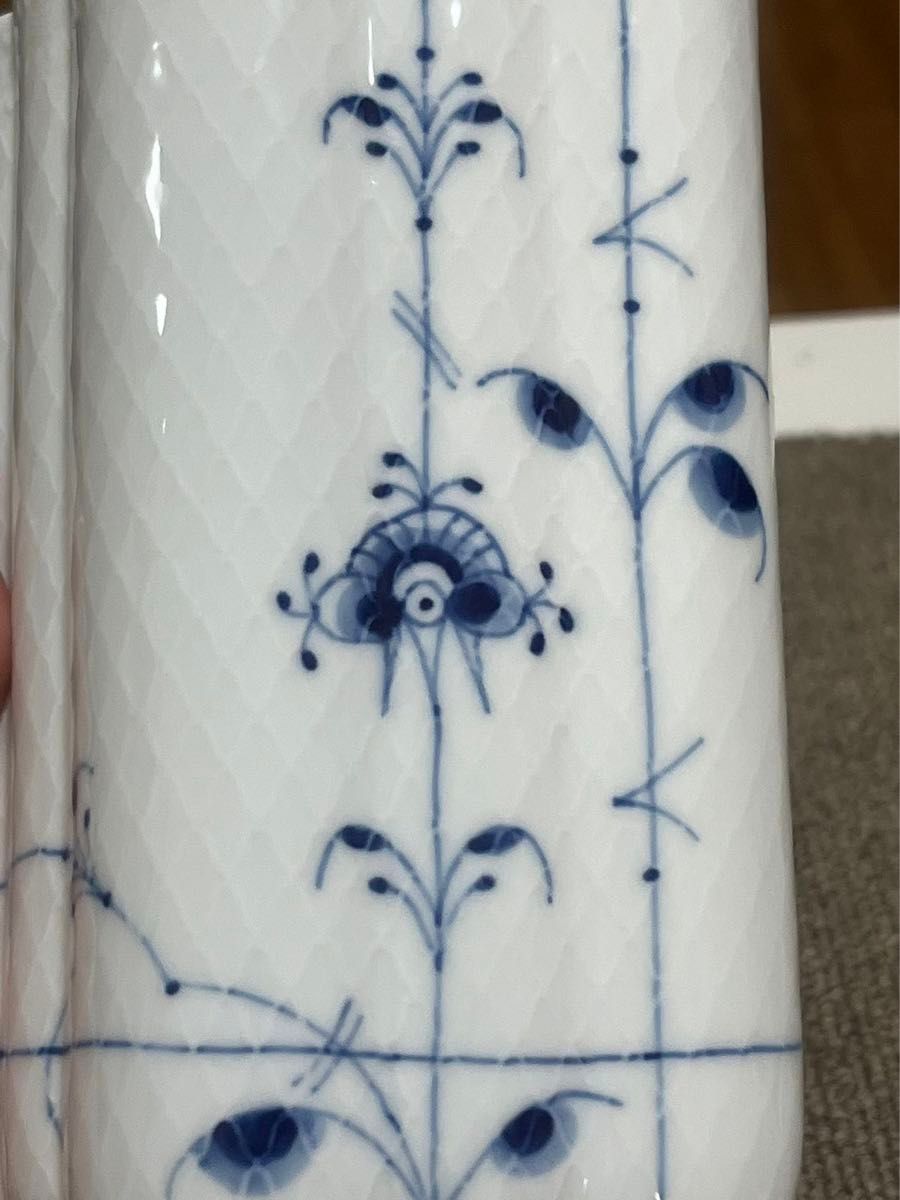 ロイヤルコペンハーゲン ブルーパルメッテ 花瓶 フラワーベース ロイヤルコペンハーゲン ブルーパルメッテ 花瓶 フラワーベース