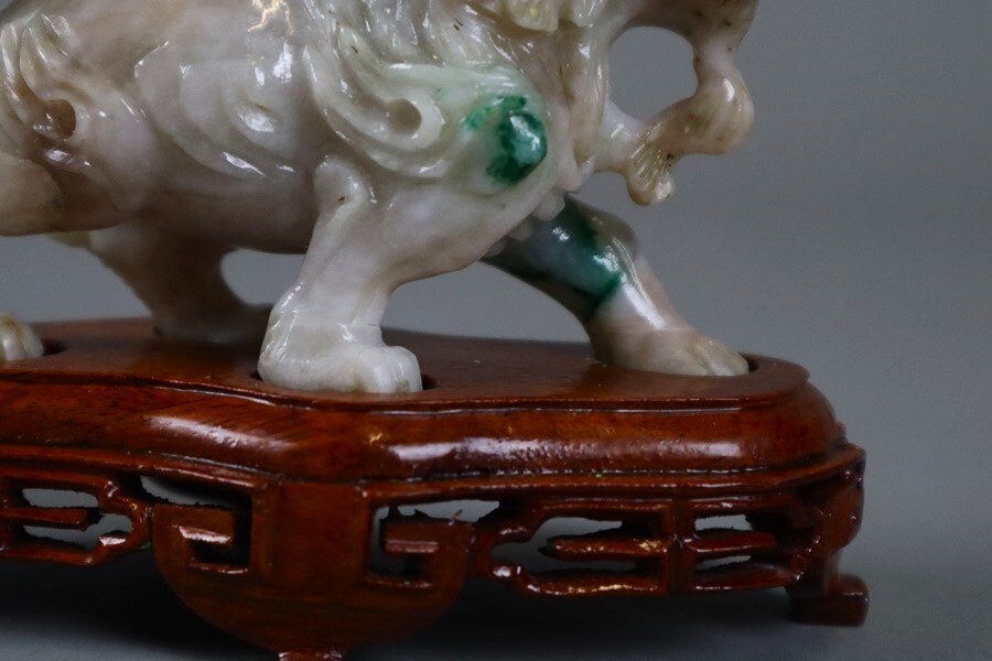 中国美術 唐物 寿山石 獅子彫刻置物 飾り物 古美術品【高さ25.3 中国美術 唐物 寿山石 獅子彫刻置物 飾り物 古美術品【高さ25.3