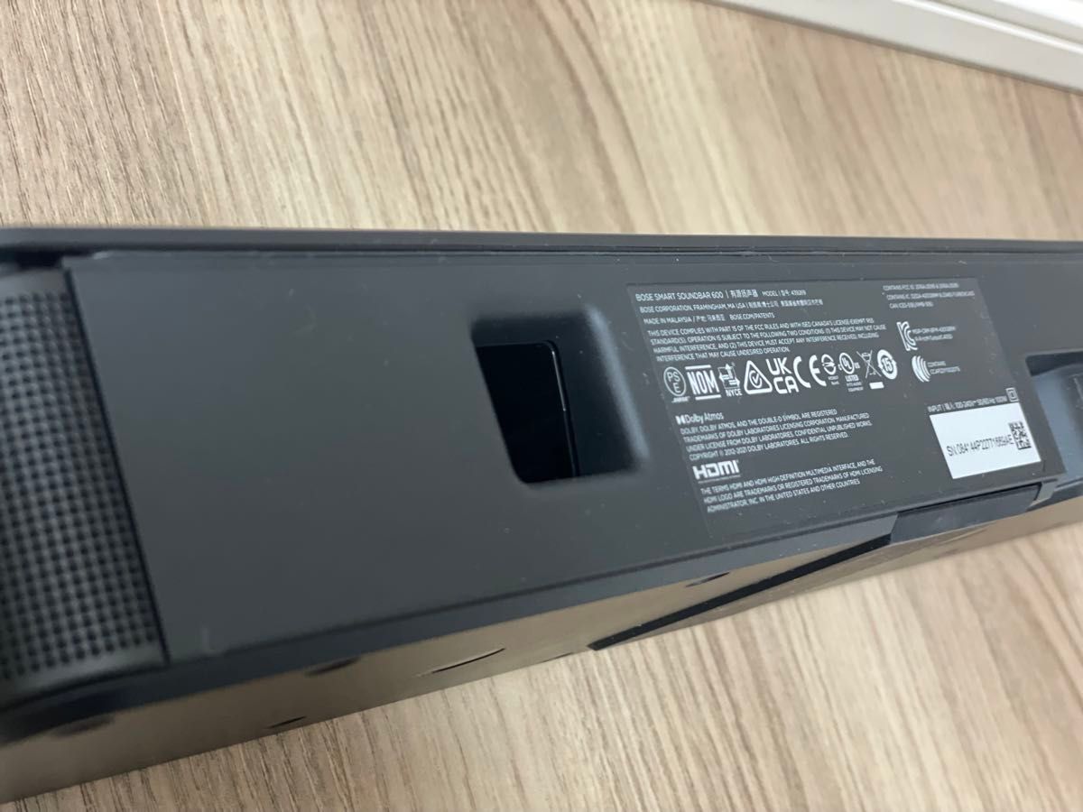 Bose Soundbar 600 スマートサウンドバー600 Smart Sound Bar Bose Soundbar 600 スマートサウンドバー600 Smart Sound Bar