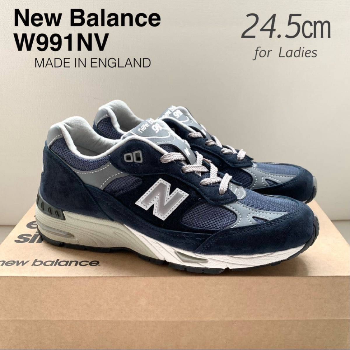新品 英国製 ニューバランス New Balance W991 スニーカー 24 5 新品 英国製 ニューバランス New Balance W991 スニーカー 24 5