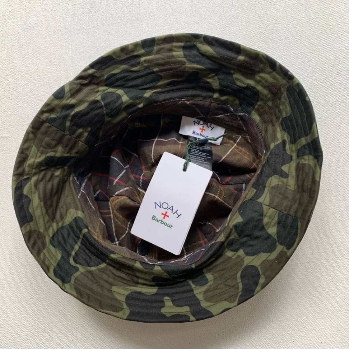 新品 NOAH ノア × Barbour バブアー コラボ カモフラ ハット S/M 新品 NOAH ノア × Barbour バブアー コラボ カモフラ ハット S/M