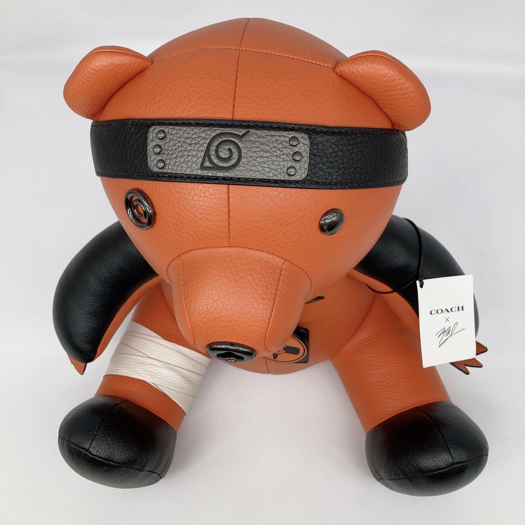 未使用COACH コーチ ナルト ドール テディベア オレンジ 未使用COACH コーチ ナルト ドール テディベア オレンジ