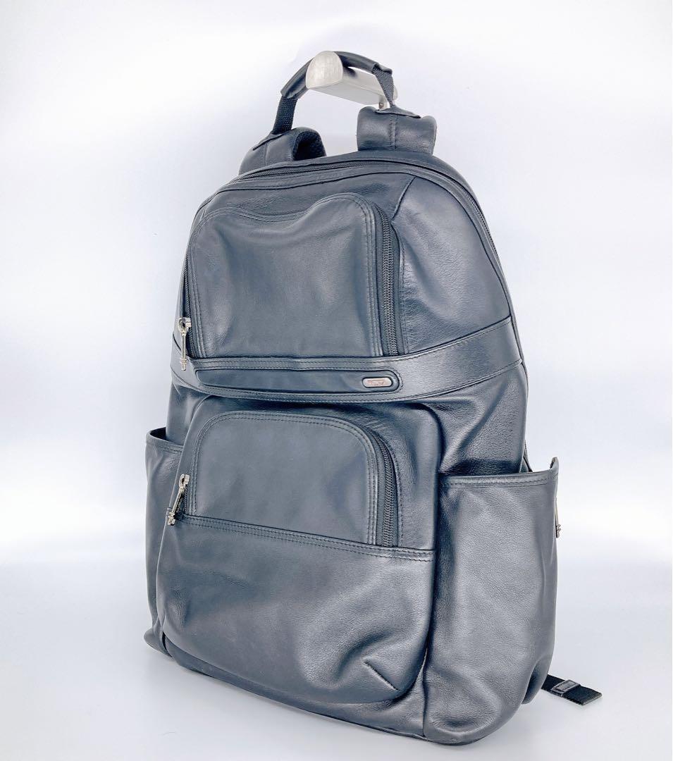 TUMI トゥミ シンクレア ハネ バックパック リュックサック PVC×レザー 綺麗TUMI トゥミ リュック バックパック オールレザー 96162D4