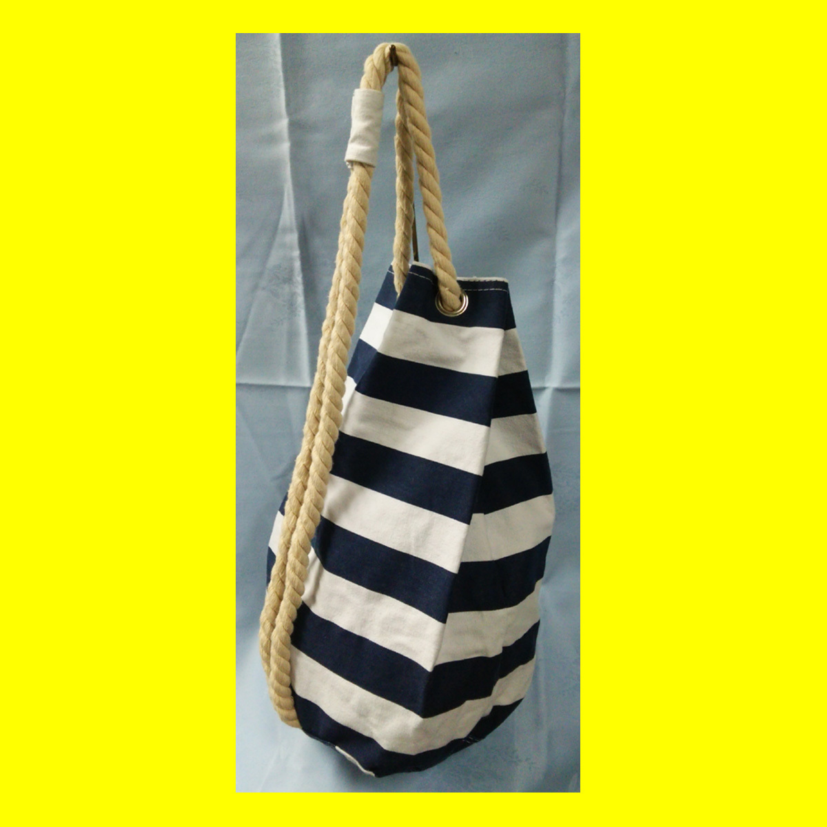 AQUALUX border pattern one shoulder bag ( I Love Saipan) unused goods 