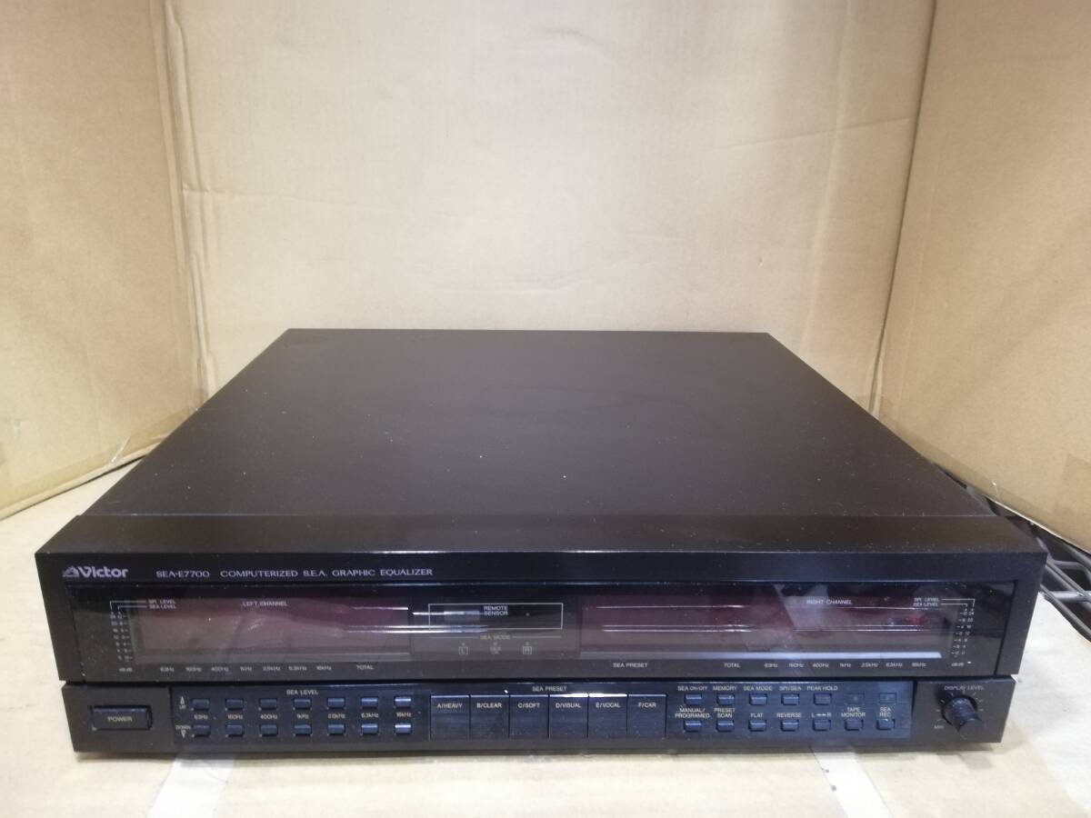 Victor SEA-E7700 グラフィックイコライザー ビクター 動作 Victor SEA-E7700 グラフィックイコライザー ビクター 動作