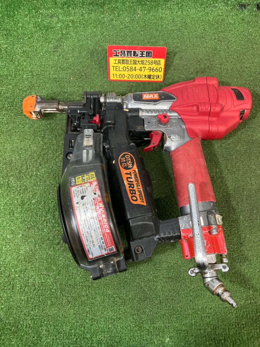 中古品】☆MAX(マックス) 41㎜高圧ねじ打機(ターボドライバ マイ 中古品】☆MAX(マックス) 41㎜高圧ねじ打機(ターボドライバ マイ