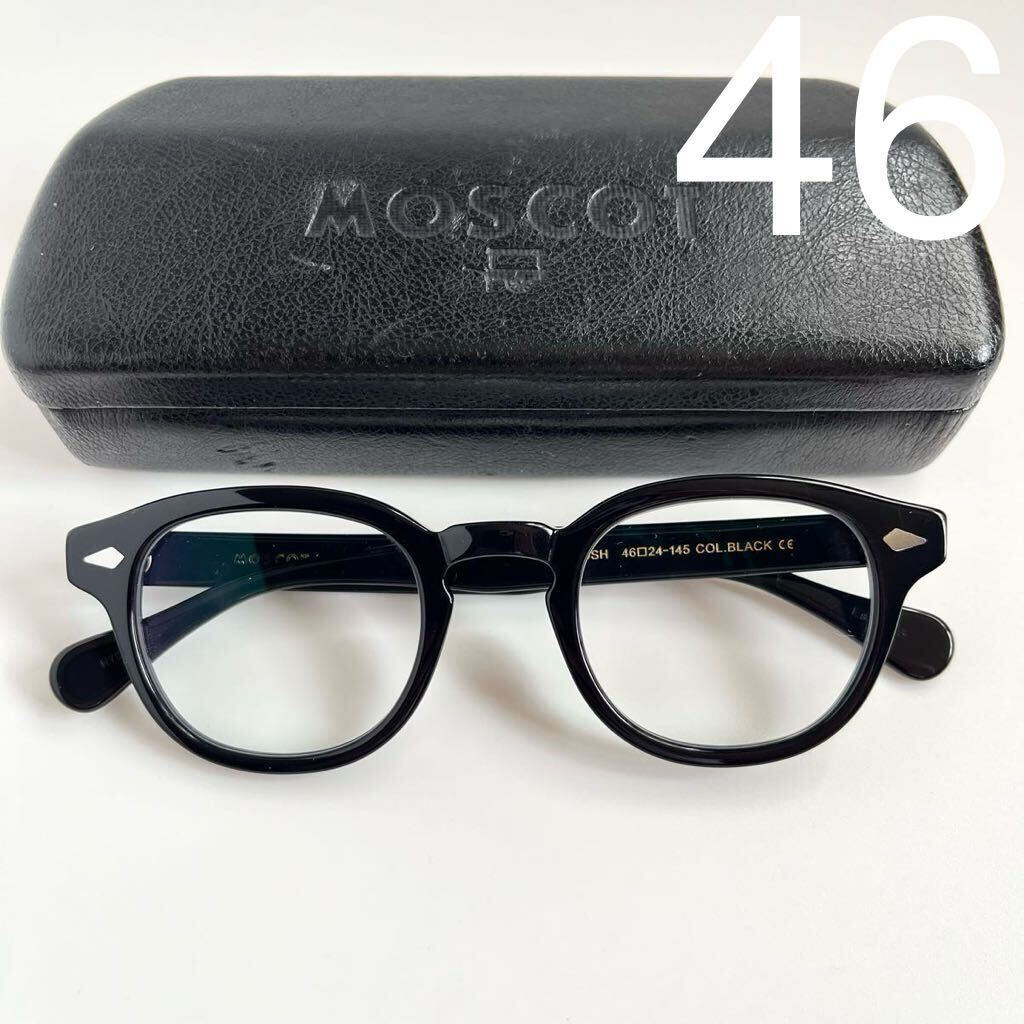 MOSCOT モスコット LEMTOSH レムトッシュ ブラック 黒 46 24-145 MOSCOT モスコット LEMTOSH レムトッシュ ブラック 黒 46 24-145