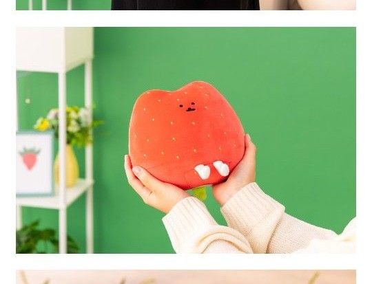ナガノのいちご ぬいぐるみくじ C賞 Sサイズ いちごコロッケ ナガノのいちご ぬいぐるみくじ C賞 Sサイズ いちごコロッケ