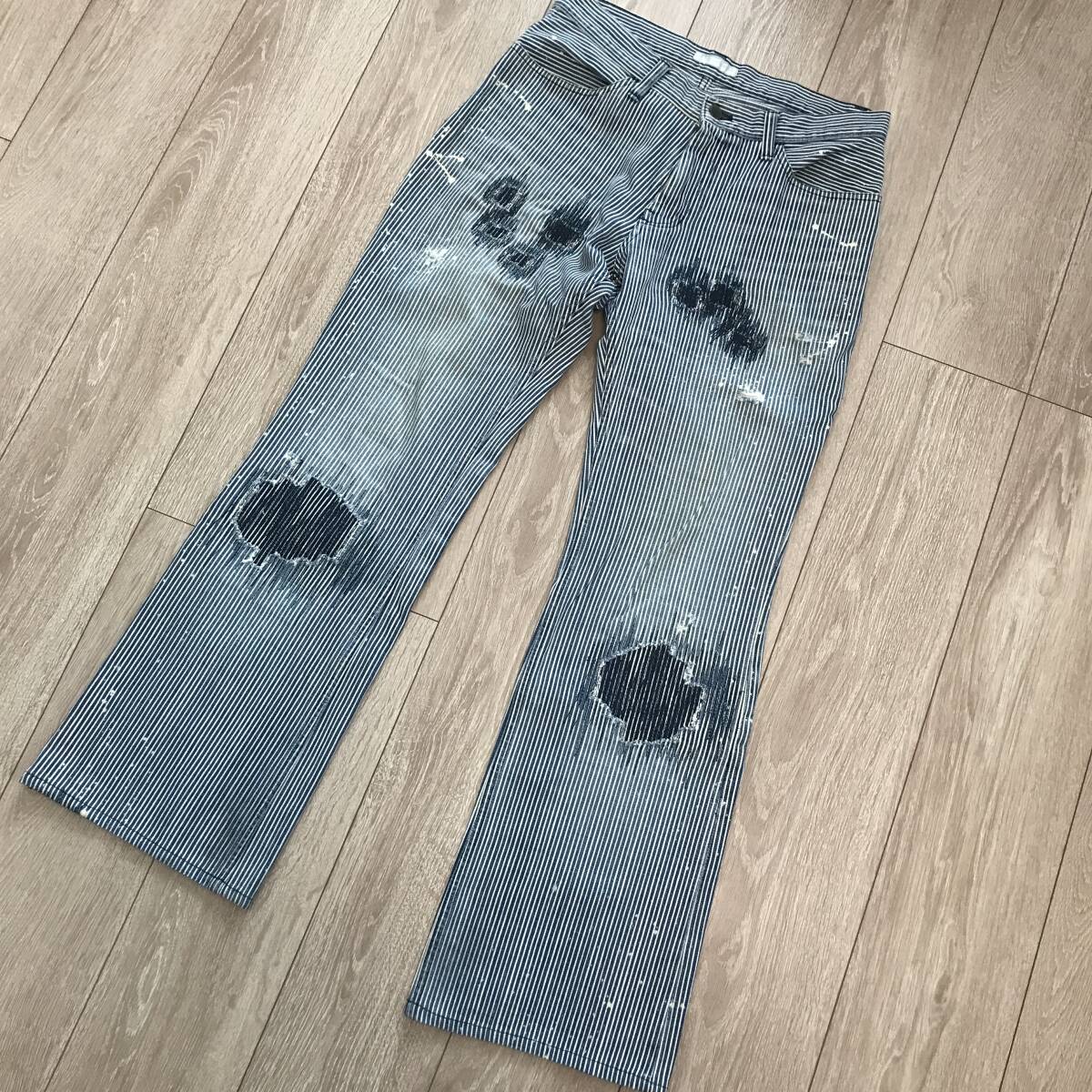 numbernine archive 01aw スタンダード期 グランジデニム numbernine archive 01aw スタンダード期 グランジデニム