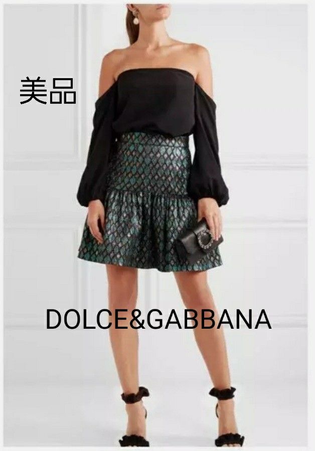 Dolce & Gabbana レーススカート ゴールド DOLCE&GABBANA レーススカート