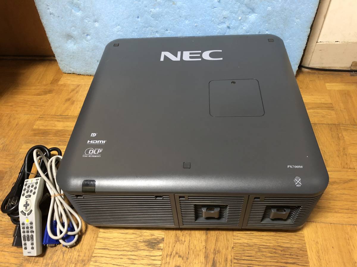 NEC projector NP-PX700WJD high luminance 7000 lumen HDMI correspondence Display Port correspondence .. size 40-500 type 