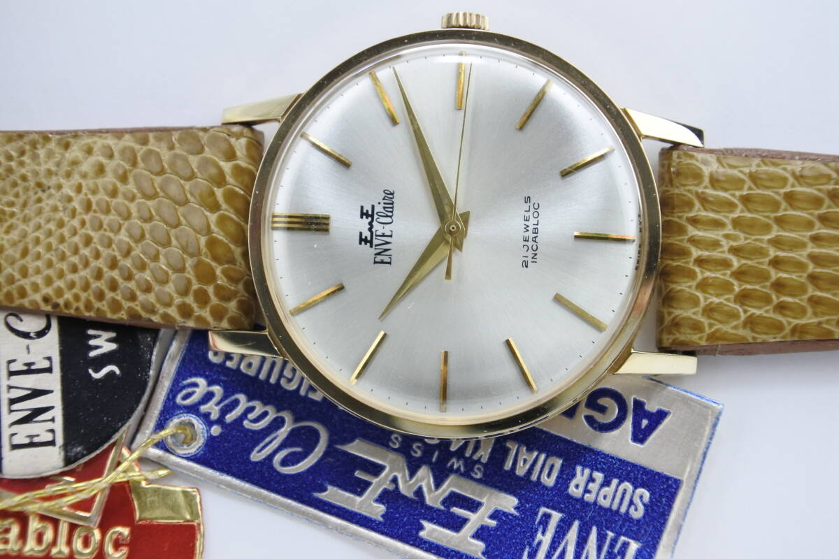Yahoo!オークション - 当時高級品 1950年代スイス製 ENVE Yahoo!オークション - 当時高級品 1950年代スイス製 ENVE