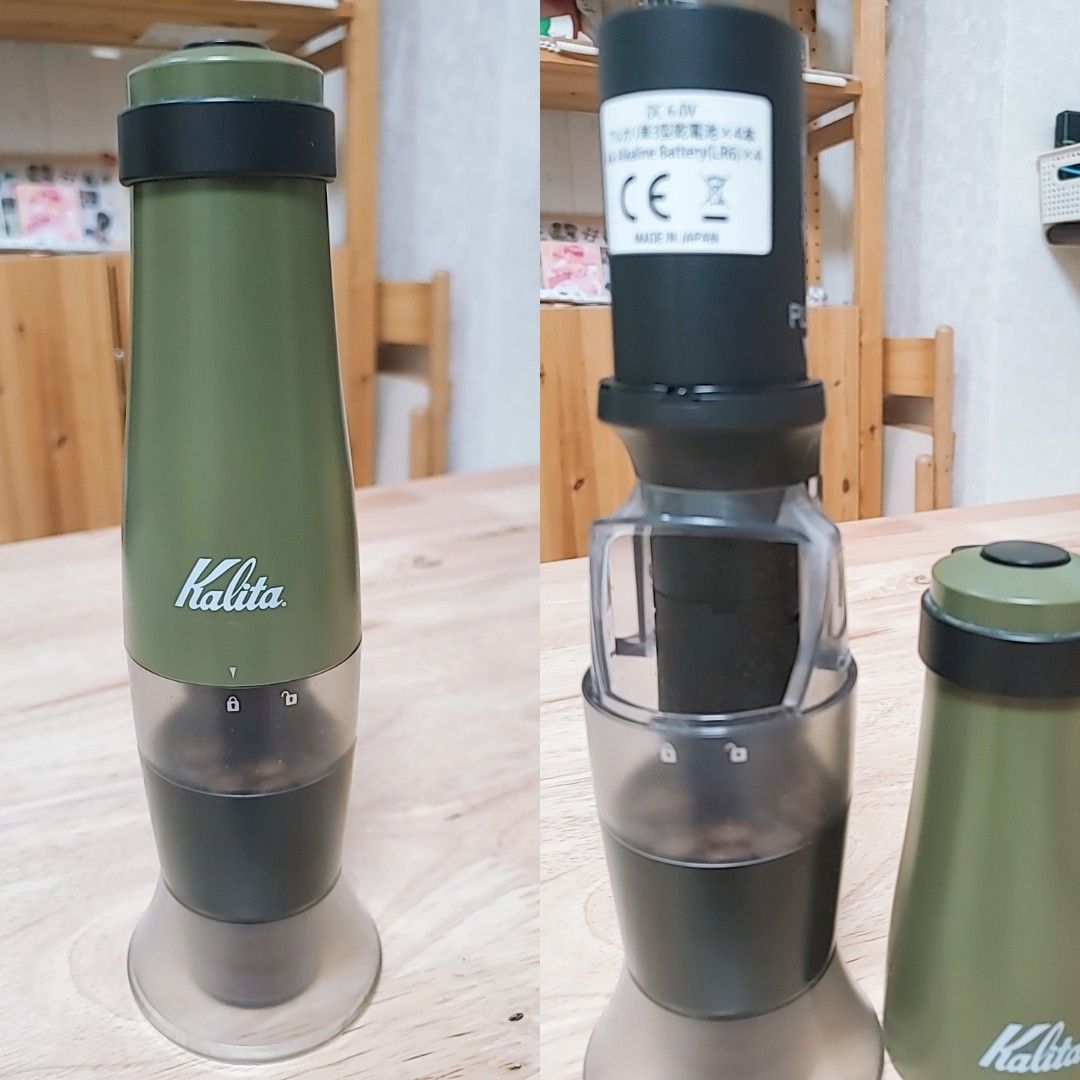 カリタ KALITA コーヒーグラインダー 電動コーヒーミル アーミー カリタ KALITA コーヒーグラインダー 電動コーヒーミル アーミー