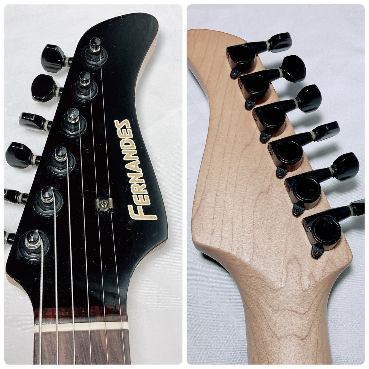 FERNANDES エレキギター ストラトタイプ ブラック FERNANDES エレキギター ストラトタイプ ブラック