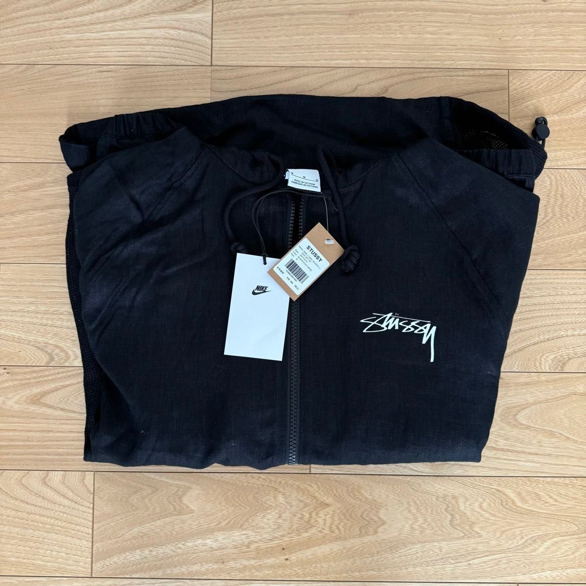STUSSY NIKE LINEN SHELL JACKET リネン ジャケット 黒|Yahoo STUSSY NIKE LINEN SHELL JACKET リネン ジャケット 黒|Yahoo