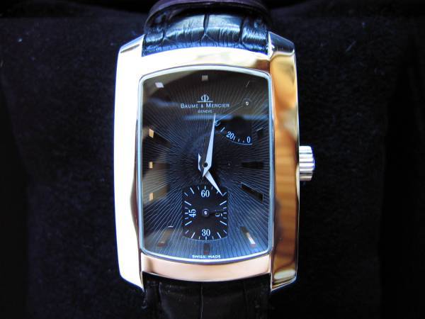 BAUME＆MERCIER ボーム＆メルシエ １８金 １８K WG ホワイトゴールドケース 40時間パワーリザーブ スモールセコンド 腕時計_画像1